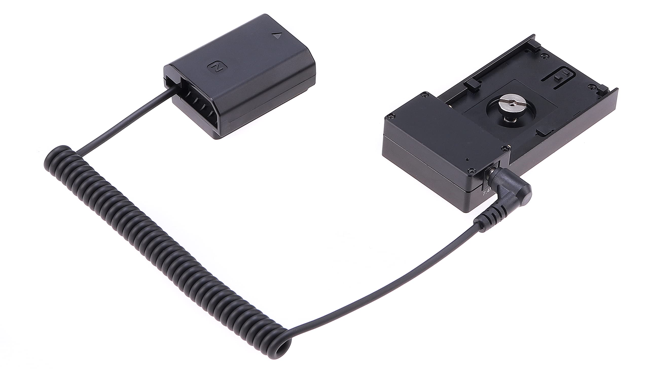 Fotga NP-F550 NP-F970 F960 Battery Plate + Decoded NP-FZ100 Dummy Battery Power Cable for Sony A1 A7C A7CII A7CR A7III A7SIII A7RIII A7RIV A9 II III FX3 FX30 Camera 1/4