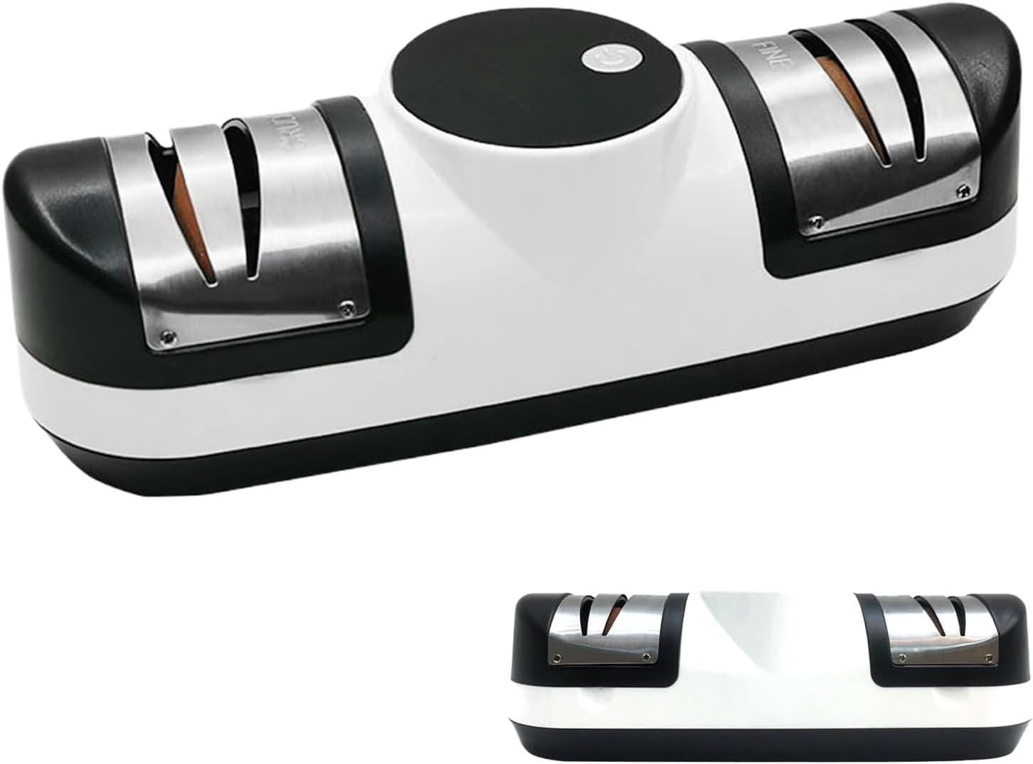 Kitchen Knives Sharpener – Multifunctional Rechargeable Grinding Device with Three Adjustable Speeds, Ultra-Quiet, Compact Household Edge Honing Equipment, LED Indicator Panel, Durable