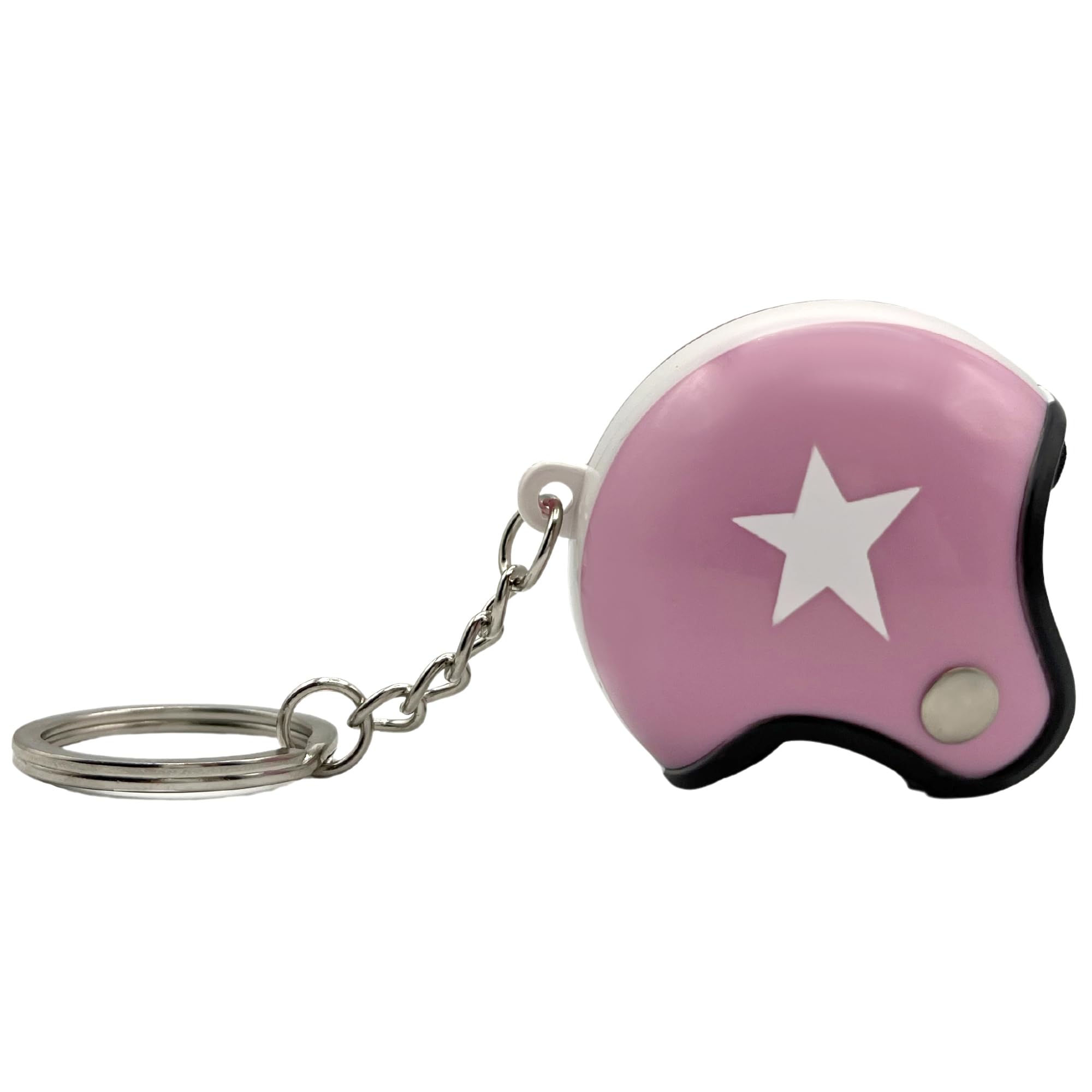 Llavero casco de Moto, Motorcycle Helmet Keychain, Rosa, 1 Unidad - imagen 2