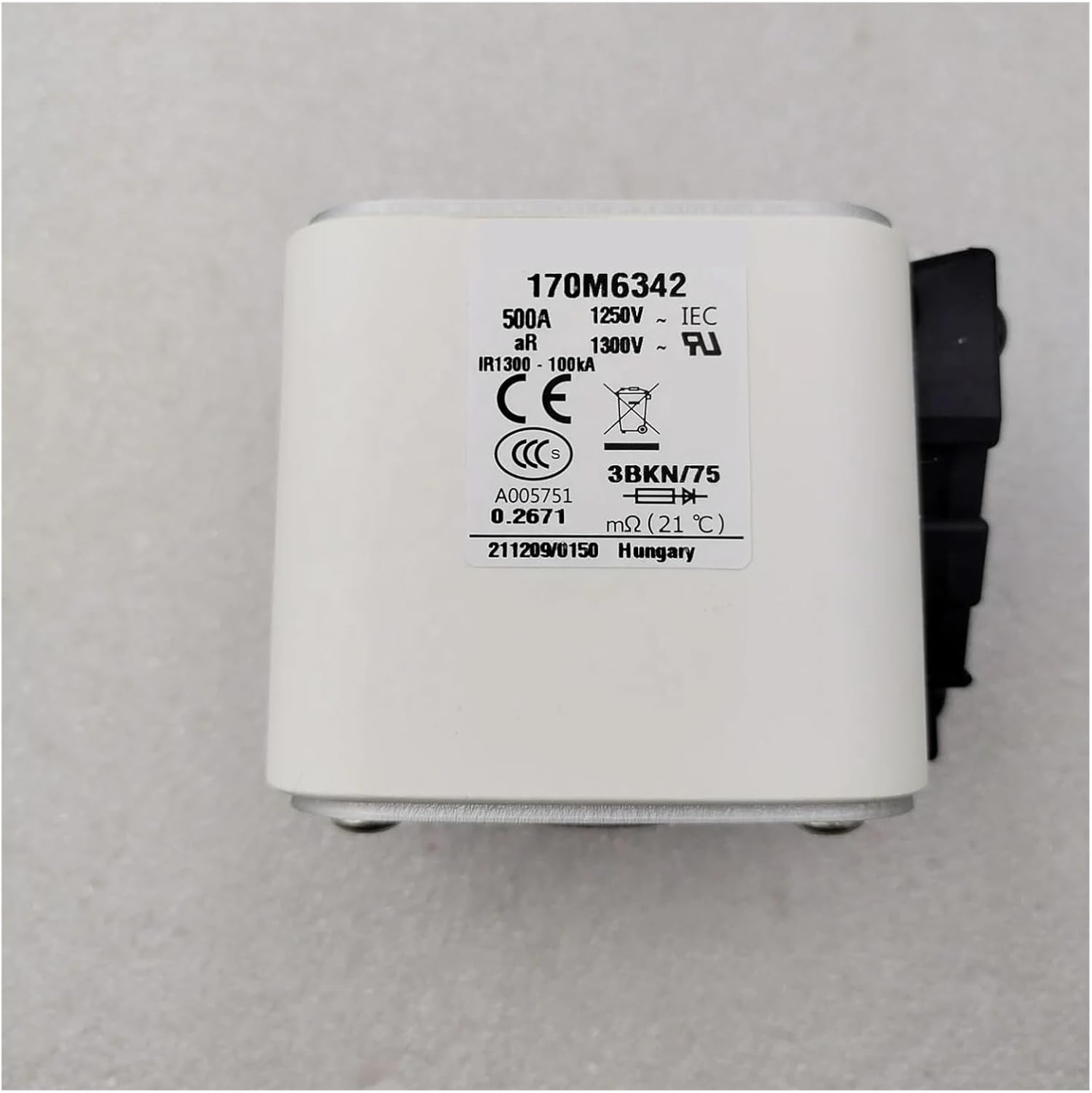 High Speed Square Body Fuse 170M6342 500A 1250/1300AC Fuse Link
