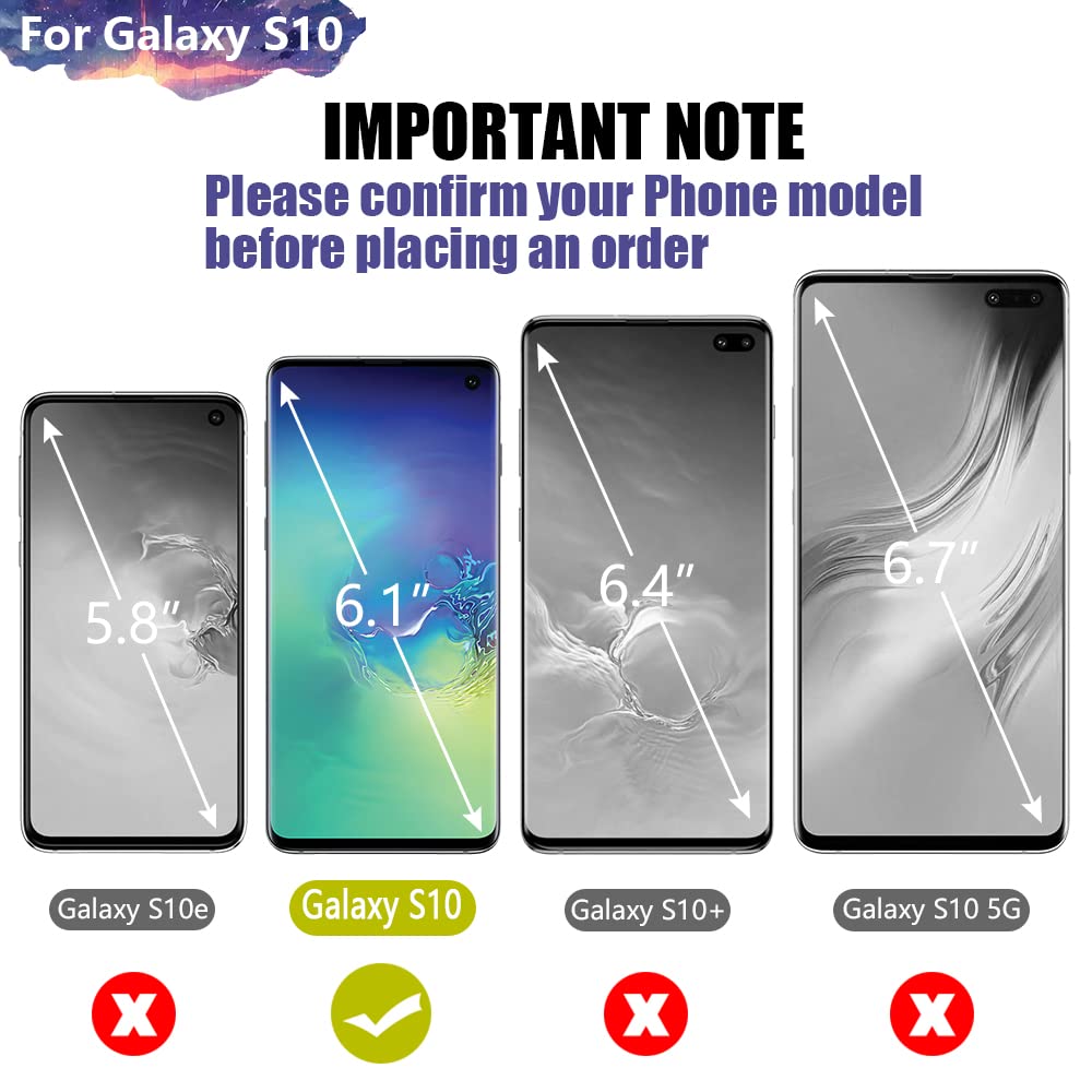 Loytal [Upgraded] Battery Case for Samsung Galaxy S10, 6000mAh Rechargeable Extended Battery Charging Charger Case, Add 1.5X Extra Juice (6.1 inch for Galaxy S10) Black