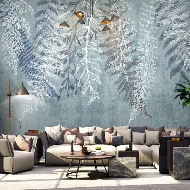 Papier peint photo 3D pour transformer un mur de salon sombre ou trop vide