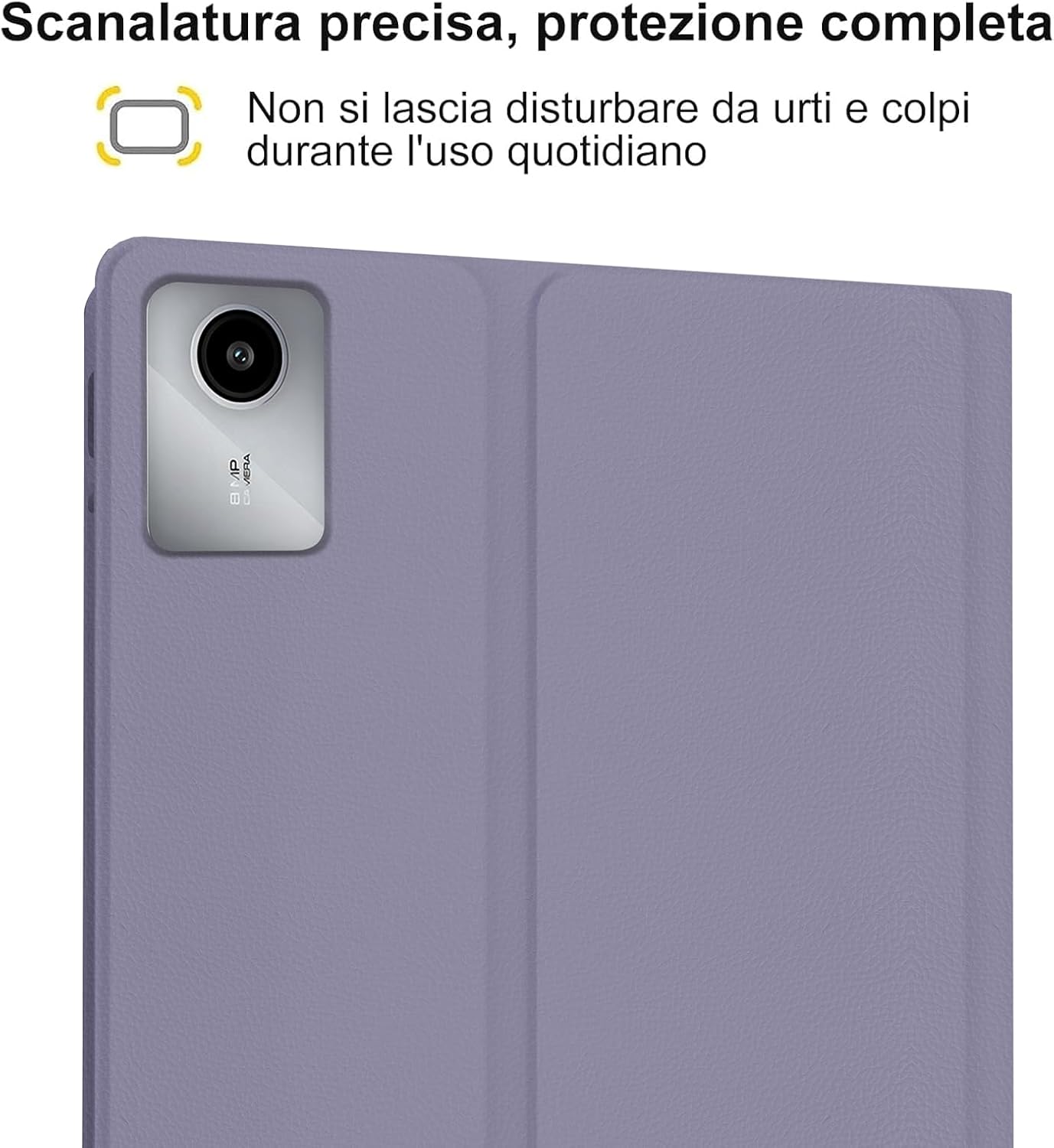 Tablet securely placed in the protective case