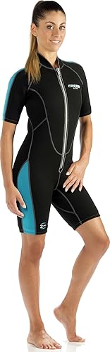 Miniatura 10 de Cressi Traje de neopreno corto con cremallera frontal para mujer, para surf, esnórquel, buceo -Lido Short Lady