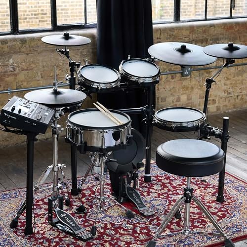 Roland VAD516 V-Drums Acoustic Design Electronic Drum Kit Bundle with Audio Cable, Drumsticks, Drumstick Bag, and Austin Bazaar Polishing Cloth