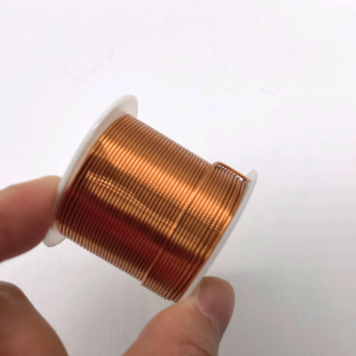 Enameled Magnet Winding Cable Enameled Copper Winding Wire 44AWG 22AWG 20AWG 0.3mm 0.4mm 0.55mm 0.8mm QA-1/155 for Speaker Coils (Color : OD 0.05mm, Size : Weight 100g)