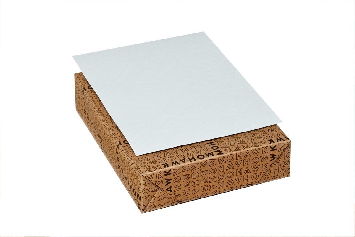 Mohawk Skytone Vellum Parchment Paper New Bluestone Shade, 60 text 8.5 x 11 Inches, 500 Sheets/Ream (Sold as 1 Ream) (70100200)