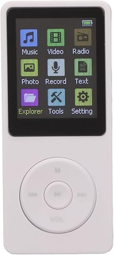 Reproductor de música portátil, reproductor de MP3 MP4 LCD de 1.8 pulgadas, calidad de sonido sin pérdidas, reproductor de música digital compatible