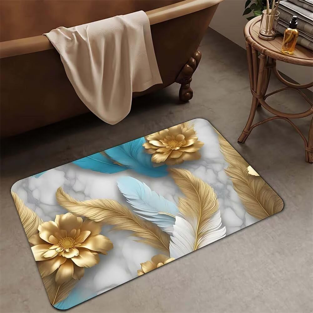 Tapis de douche antidérapant grand format pour sécuriser la salle de bain et la buanderie