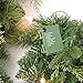 Amaoasis 24 Inch Artificial Pre-Lit Christmas Wreath, Mixed Pine Decorated Frosted Berries, Pinecones, 50 LED Lights with Timer, Battery Operated, Holiday Decoration for Front Door, Outdoor