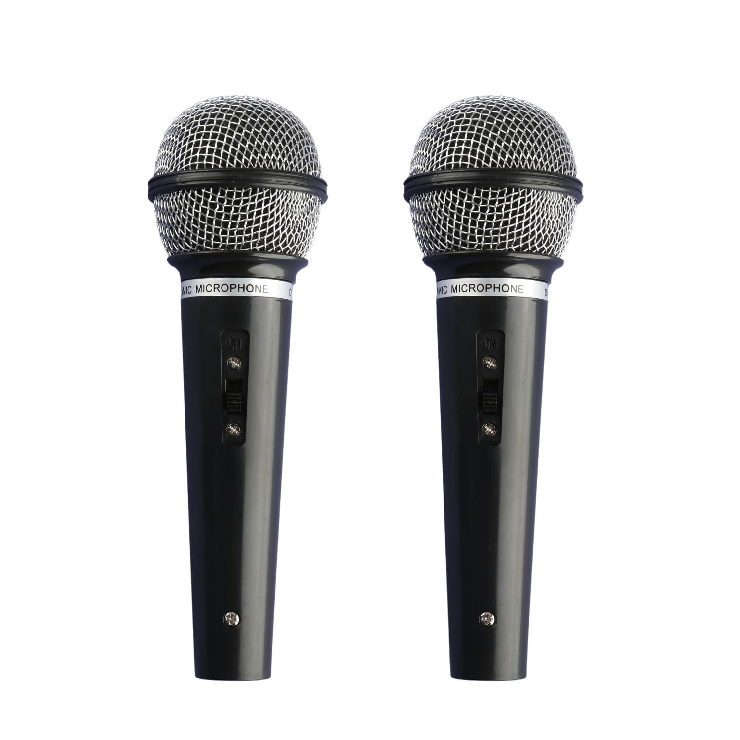 Wellrun 2PCS Toy Microphone Prop for Kids,17cm Mini Plastic Microphone,Realistic Fake Mic for Pretend Play,Party Favors,Karaoke,Birthday Supplies