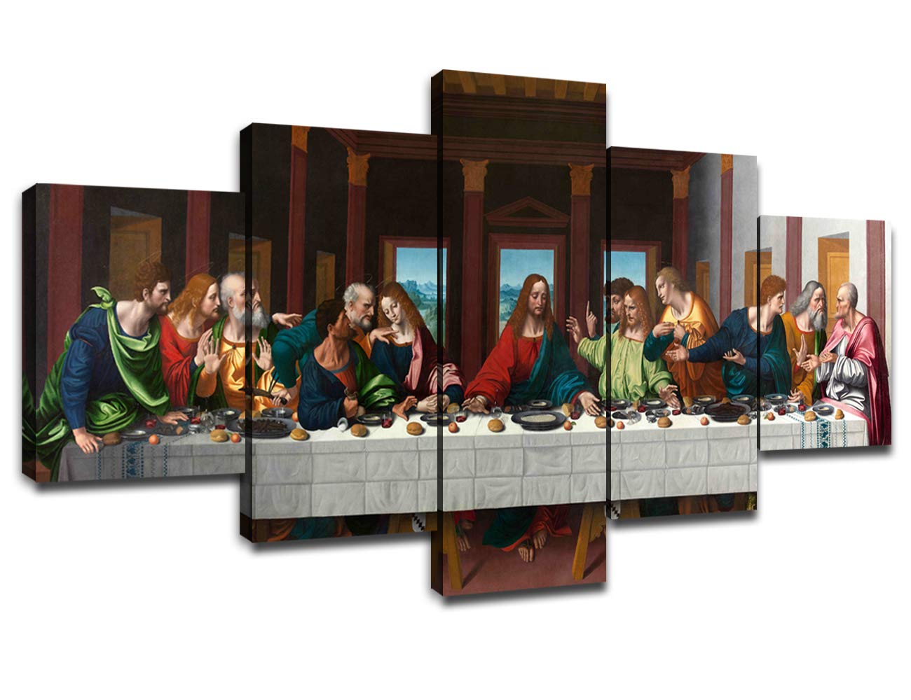 Buy Last Supper Wall Art for Living Room Wall Decor Prints Frame Canvas