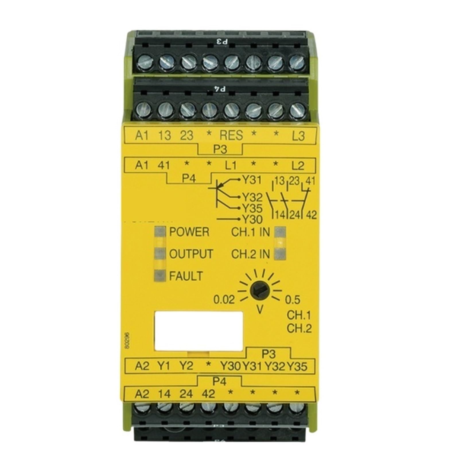 CJKXPZMH 777949 Relay X1P 0,5V /24-240VACDC 2n/o 1n/c 2so