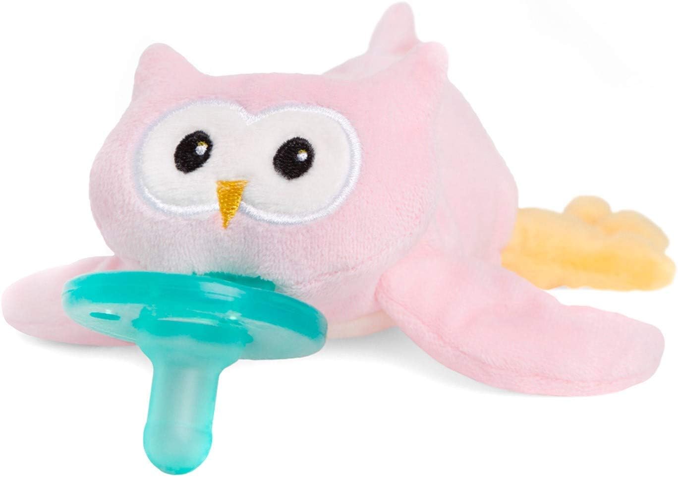 WubbaNub Infant Pacifier - Pink Owl