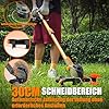 WeGofly Rasentrimmer mit Akku, (2 x 21V 5.0A Akku und schnelles Ladegerät), 4-in-1-Rasentrimmer/Radkantenschneider/Mini Rasenmäher/Freischneider, Motorsense Akku Mit 3-Schneidemethoden