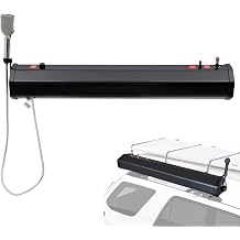 4.8-7.9Gal Portable Roof Rack Water Tank Sun-Powered Pressurized Shower for Overlanding, Pet Washing, Gear Cleaning & Vehicle Water Storage Includes 5.58ft Hose & Carry Bag,4.8Gal/18L