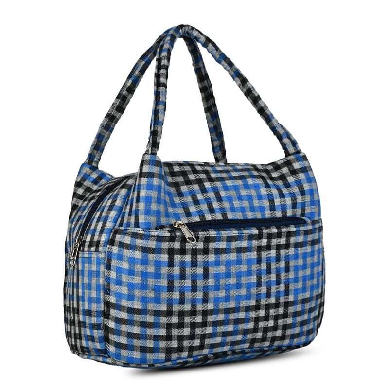 Image of ENSAC Lunch Bag Office Tiffin Bags for Men, Women, School, Tiffin Pouch Bag, Hot & Cold Reusable Lunch Box Bags with Double Handle, Zip Bags