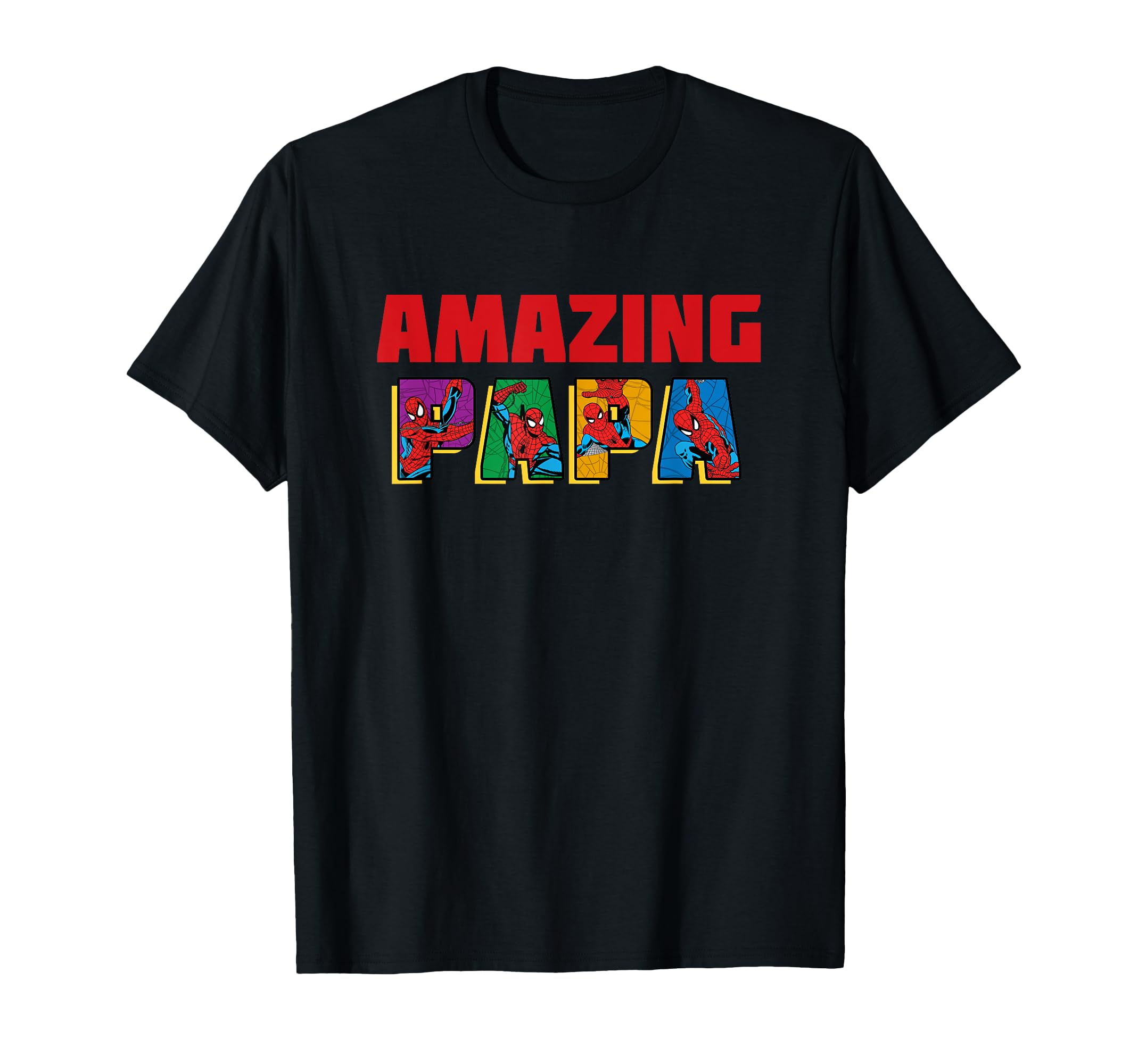 Marvel Spider-Man Amazing Papa Birthday Father’s Day T-Shirt