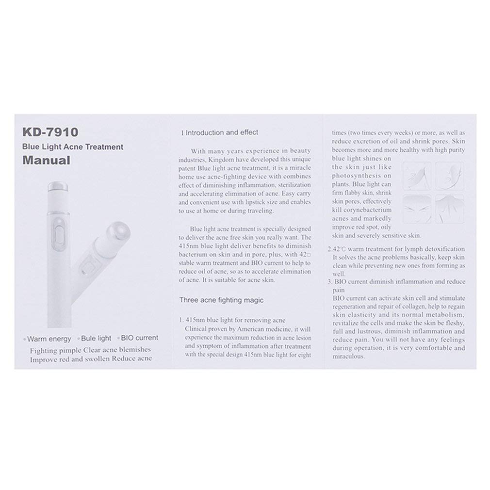 Luce Terapia Acne Laser Penna, Portatile Anti-varicose vene Rimozione Bastone Acne Trattamento, Luce blu Acne Trattamento Macchina per Pelle serraggio Grinza Rimozione Trattamento