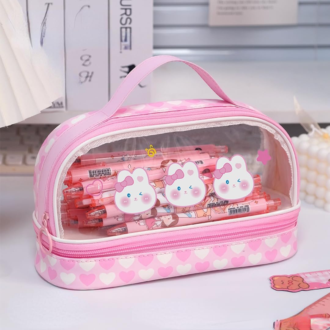 Josfey Kawaii Pencil Case Aesthetic Cute Pencil Case Kawaii