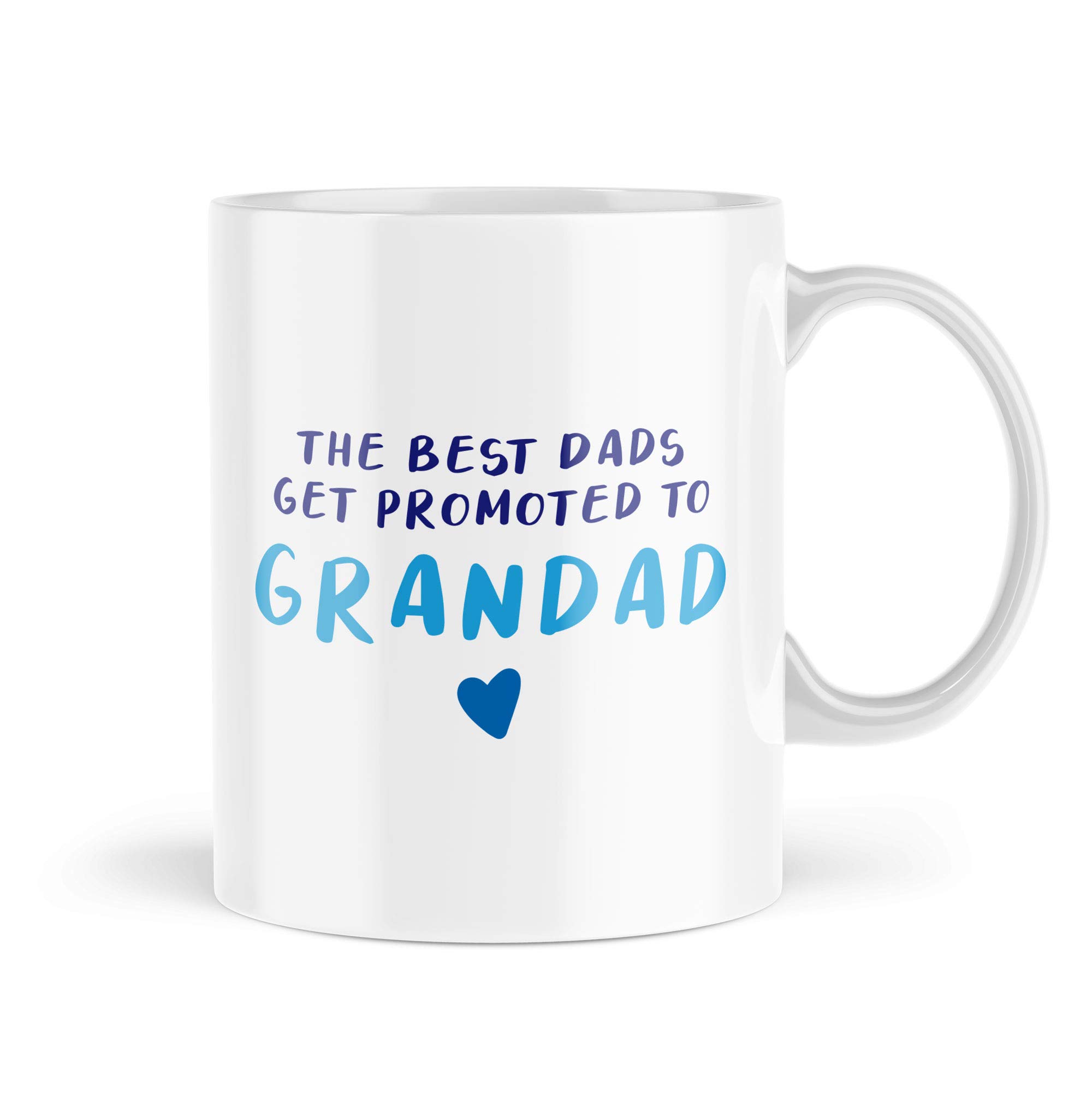 Grandad Gifts Grandad Coffee Mugs Grandparents Best Dads Get Promoted to Grandads Baby Announcement Father's Day Gift for Grandpa Grandparents Birthday Xmas - MGG3
