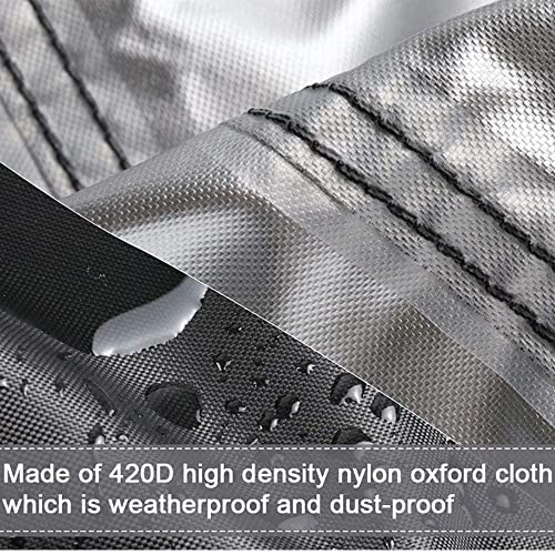 Skyour Snowmobile Cover Waterproof Heavy Duty Black 145In Trailerable Snowmobile Snow Machine Sled Cover Uv Resistant Stoarge Snowmobiles Dust Covers For Arctic Cat/Polaris/Ski Doo/Yamaha Snowmobiling #TOP3