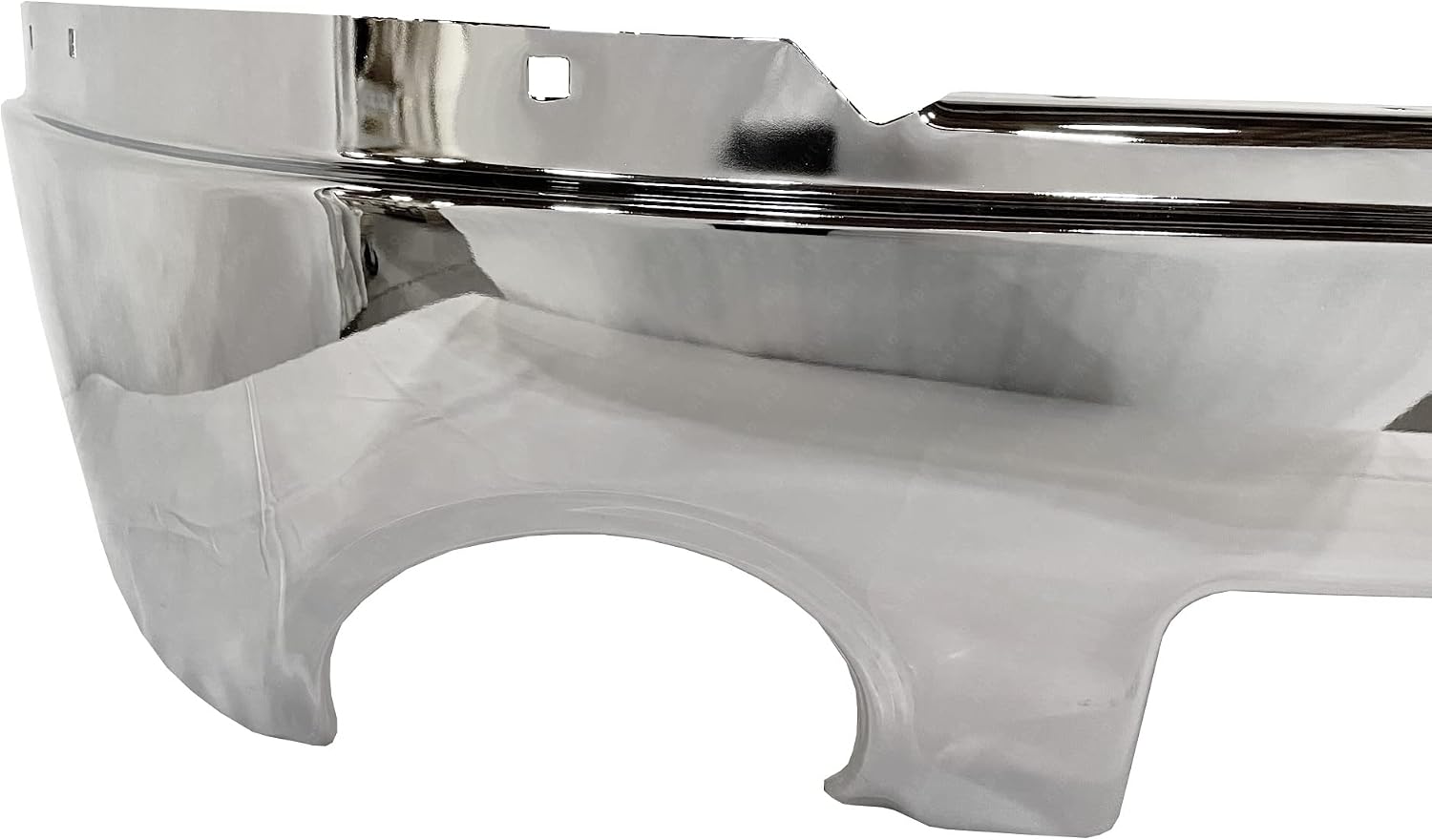 BUMPERS THAT DELIVER - Chrome, Steel Front Bumper Face Bar Shell w/Center Air Hole Compatible with 2007-2013 GMC Sierra 1500 2500 3500 Pickup 07-13, GM1002834