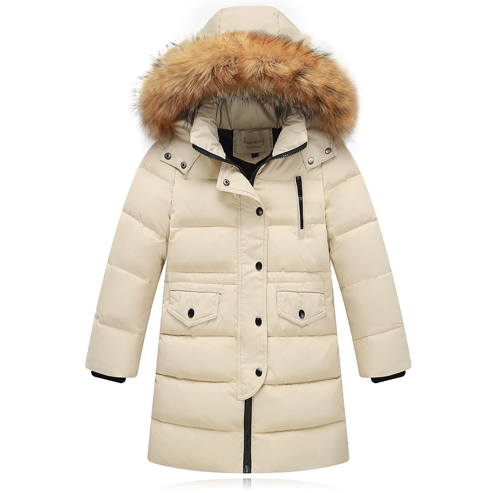 Giacca invernale per bambini, unisex, piumino da ragazza, ragazzo, giacca traspirante con cappuccio