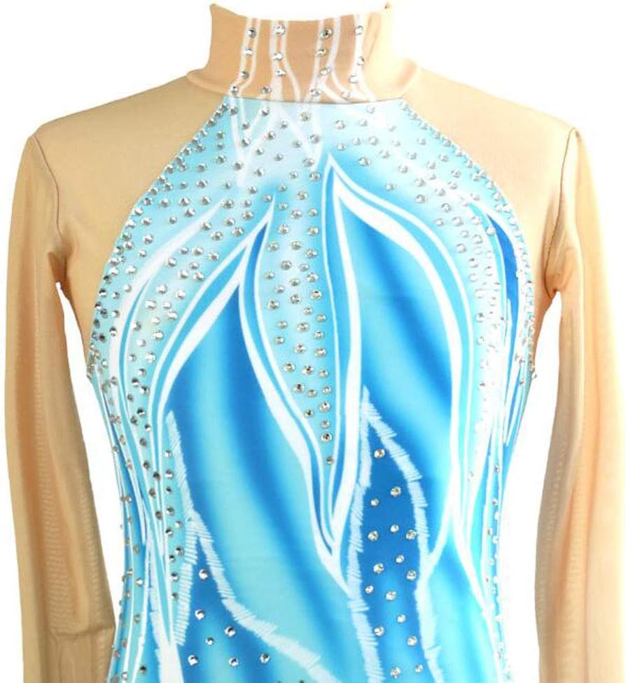 Figure Skating Dresses Girls' Ice Skating Competition Dress Women's Gymnastics Performance Costumes Handmade