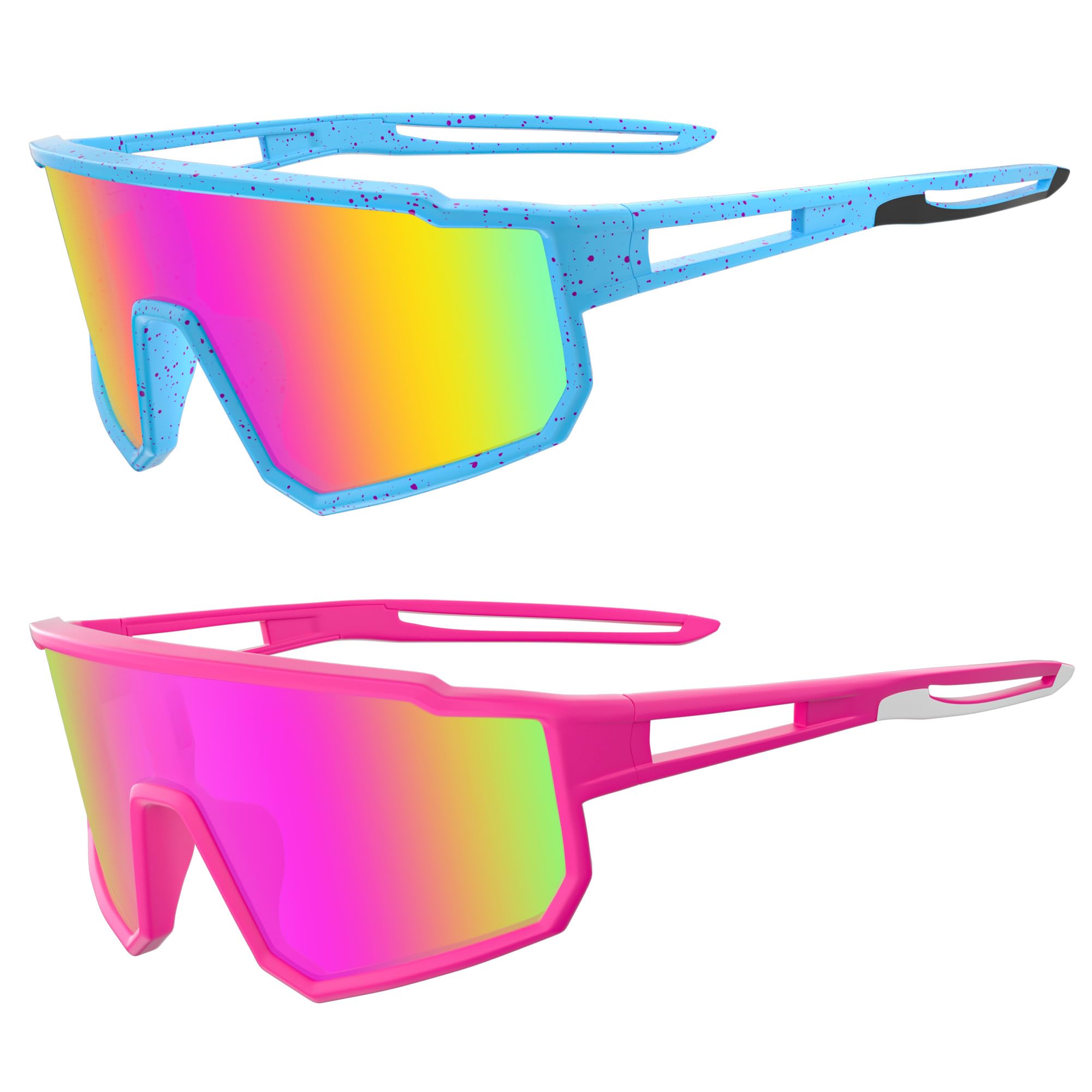 Polarisierte Baseball-Sonnenbrille für Kinder, TR90, leichter Rahmen, Sonnenglas für Jungen und Mädchen, Alter 6–14 Jahre, Softball, Radfahren