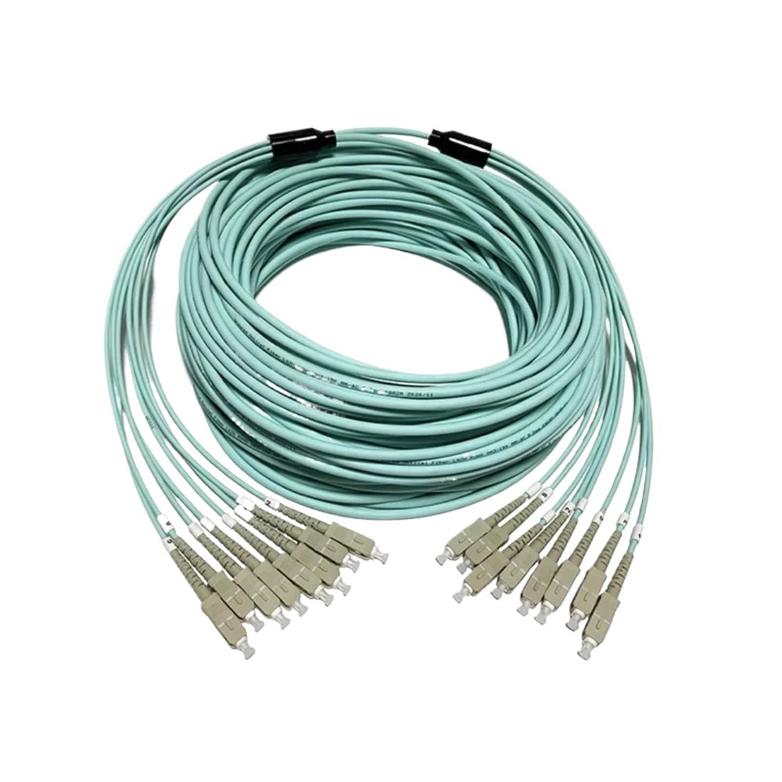 Câble de raccordement à fibre optique blindé à 8 conducteurs 1-50 m OM3 (5m 2pcs SC-SC)
