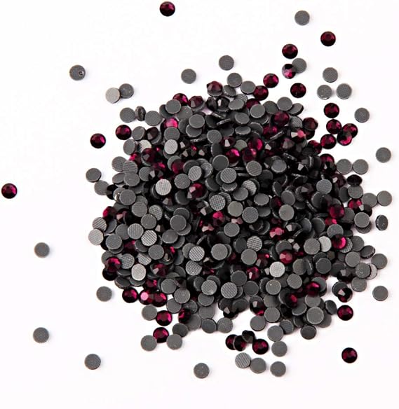 beadsland Crystal Hotfix Rhinestone,Machine Cut Stone 2880pcs/pkg (Amethyst,SS6/2mm)