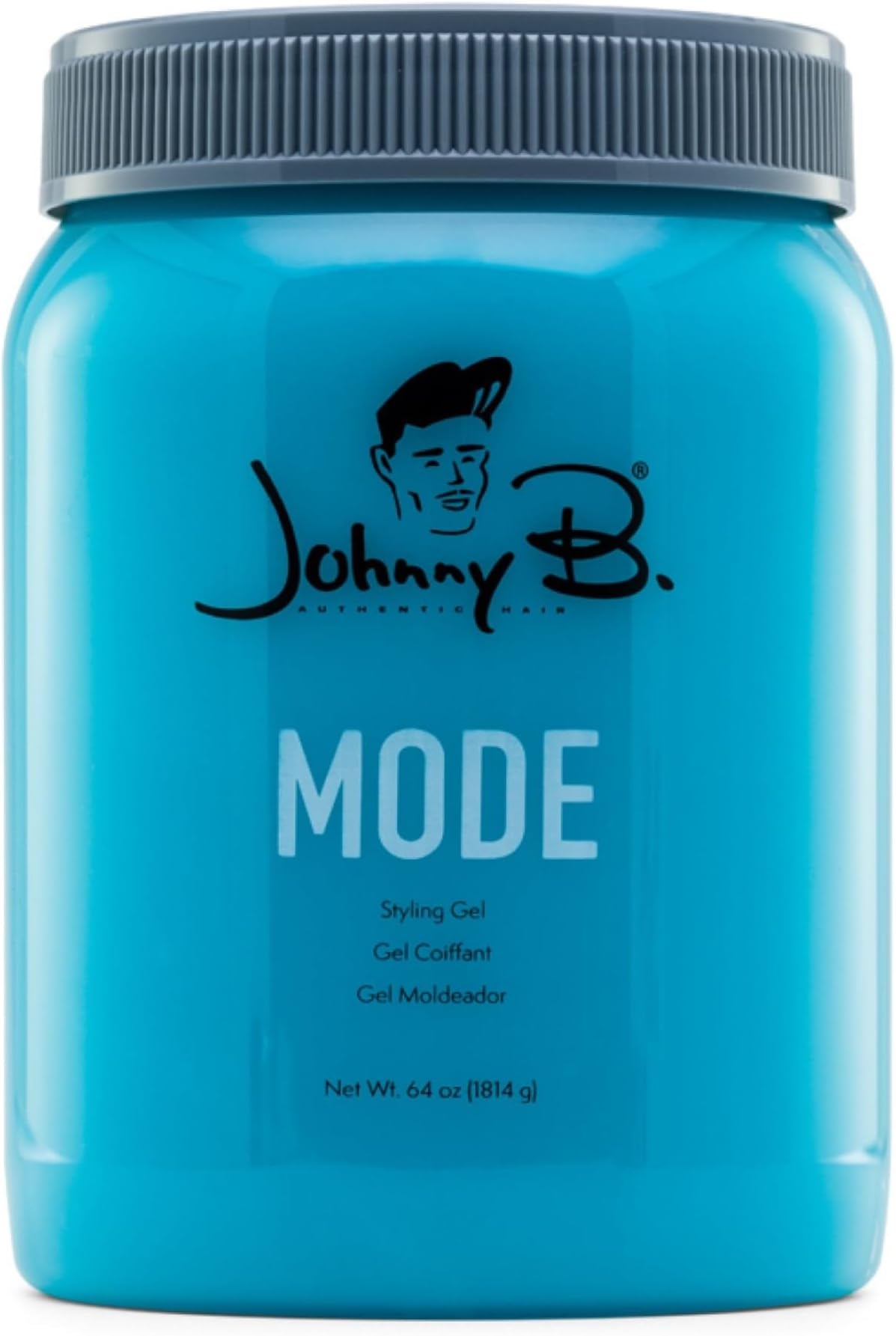 JOHNNY B. Mode Professional Hair Styling Gel, Long Lasting, Alcohol-free, No-flake formula