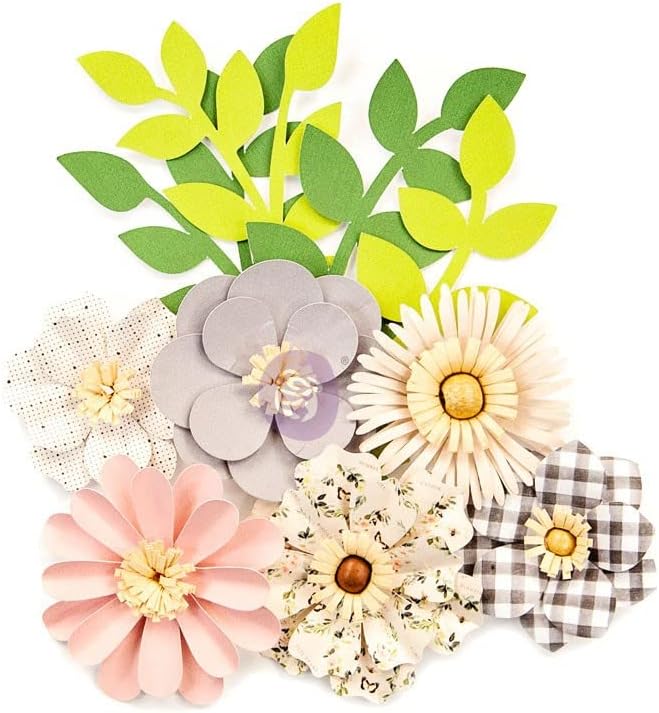PRIMA MARKETING INC SPRING FARM PAP FLWR GATHER, us:one size, Brown, Peach, Pink