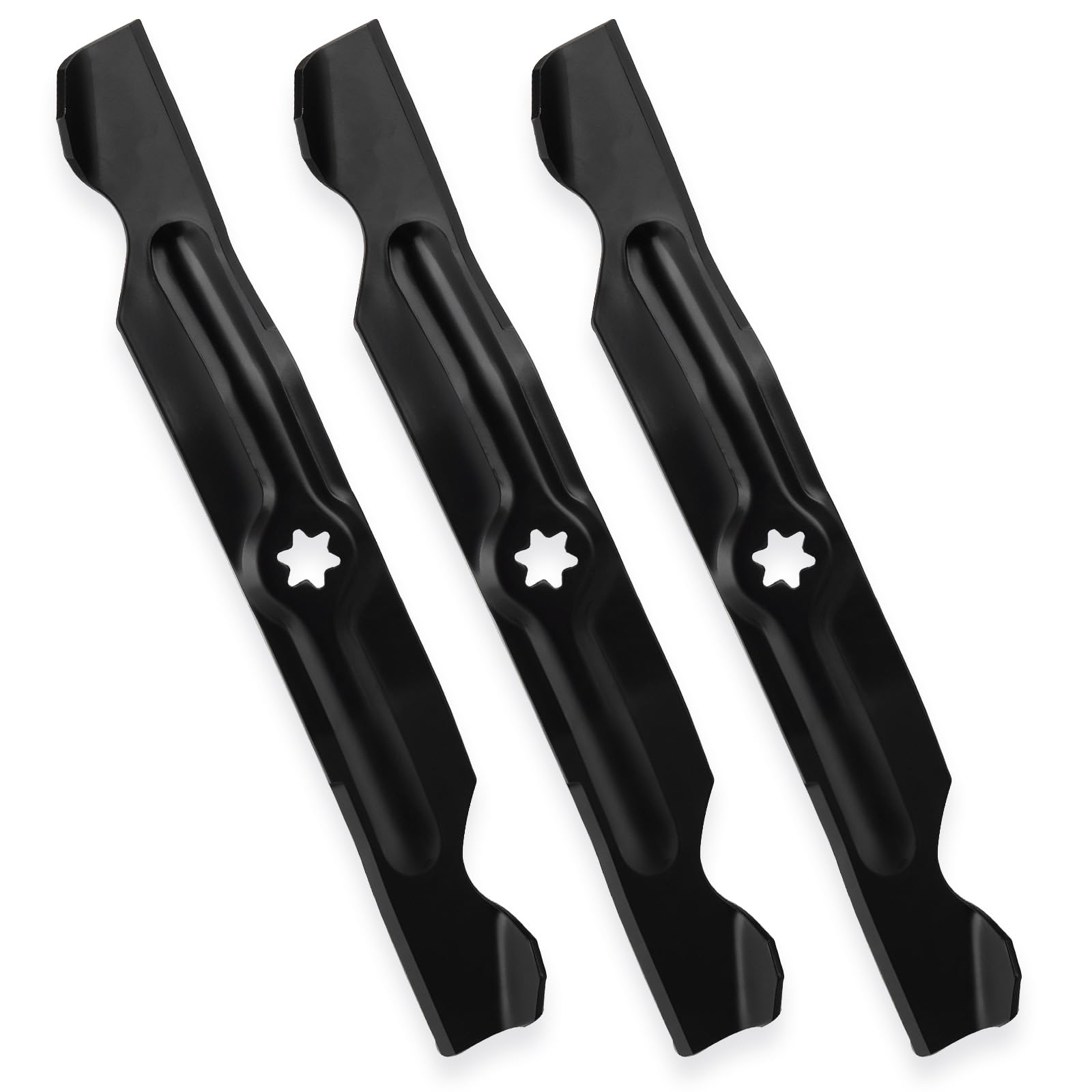 ILONPA (3) Juego de cuchillas para cortacésped Cub Cadet 742-04053 742-04053A 942-04053 942-04053A Toro 112-0316