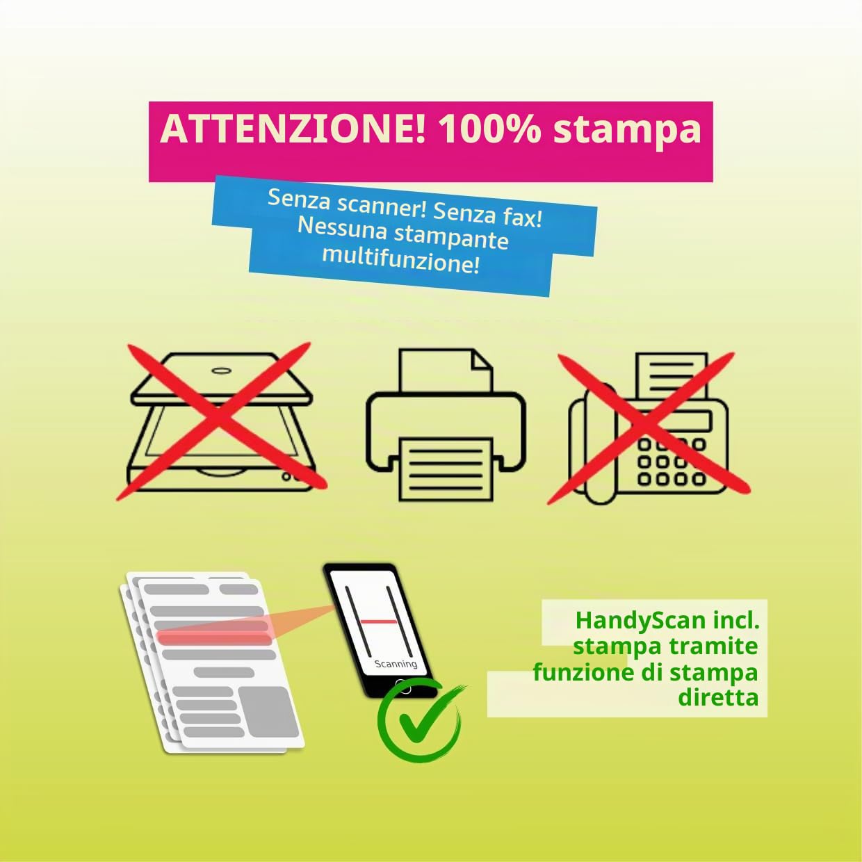IC-Office iX6850 - Stampante a getto d'inchiostro a colori DIN A3+ (stampa per ufficio, foto, testo, 9600 x 2400 DPI, WiFi, USB, stampa diretta, applicazione stampa), nero + 10 cartucce