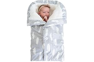 Plush and Warm Swaddle Blanket for Snuggly Baby Cocoon
