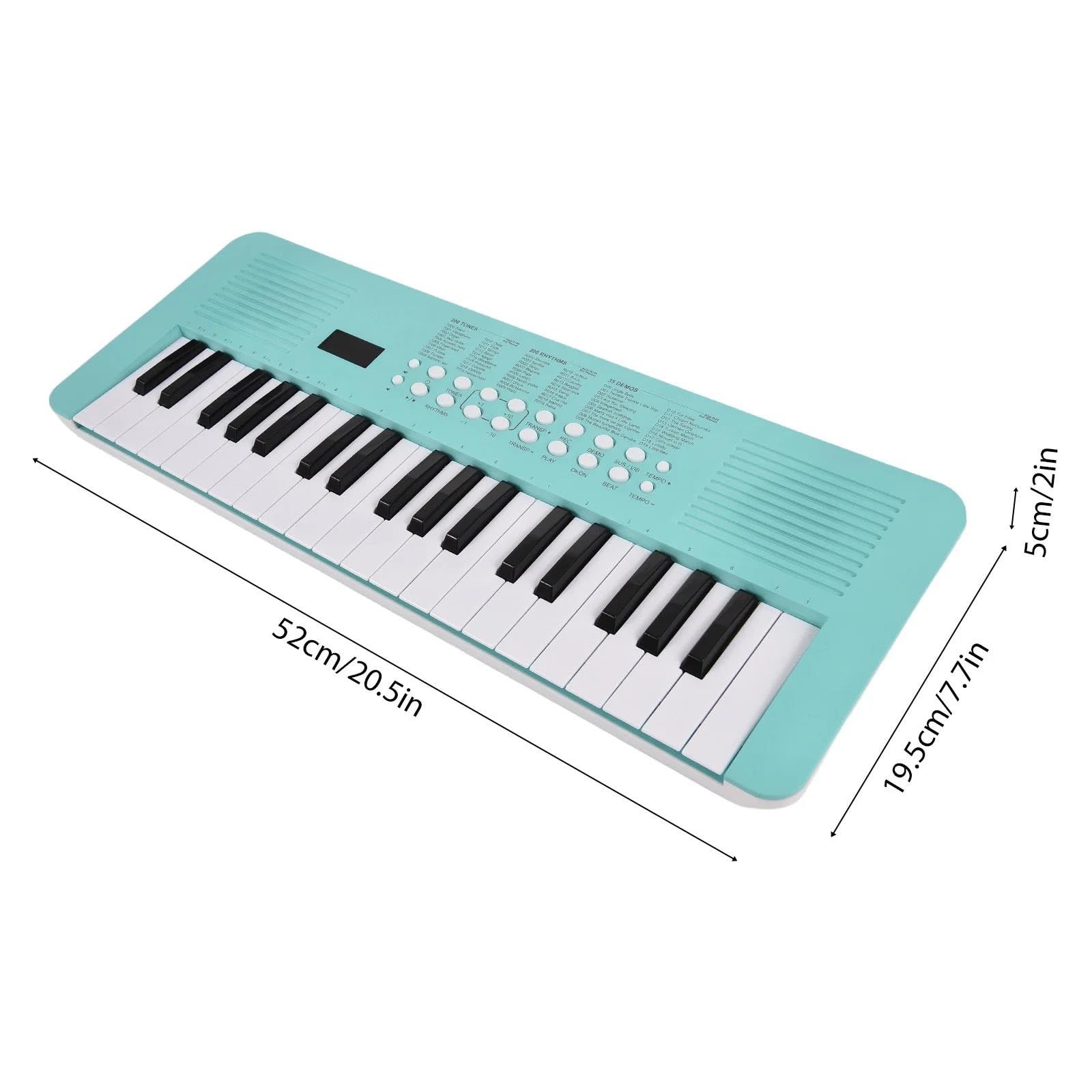 Tastiera Digitale Per Principianti Tastiera Elettronica Per Pianoforte A 37 Tasti 200 Toni 200 Ritmi 35 Demo Con Microfono Doppia Modalità Di Alimentazione