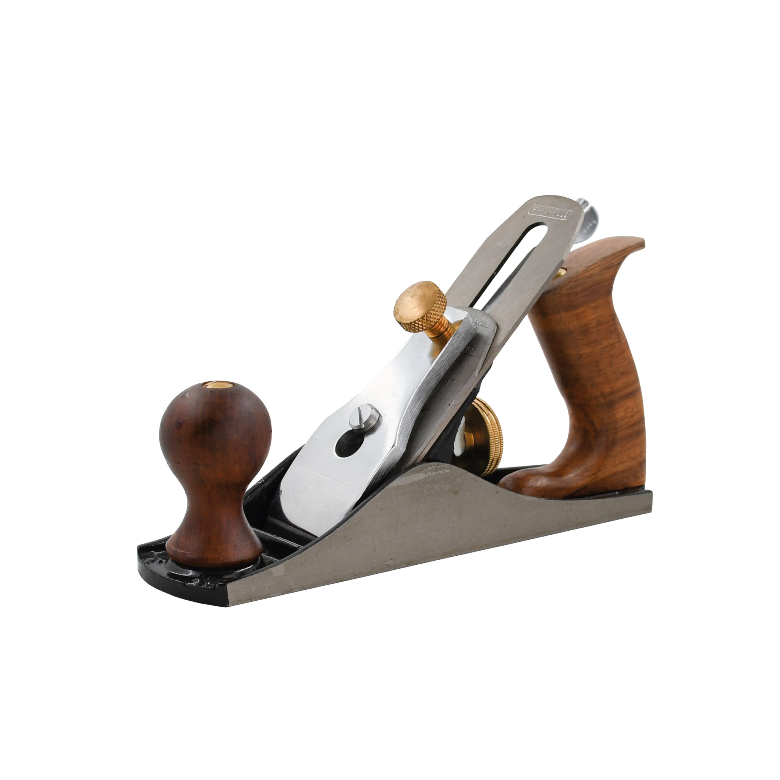 Faithfull No.3 Finishing Plane – Precision Machined Cast Iron Wood Planer Hand Tool for Hard & Soft Wood, Cabinet Work, Joinery & Smoothing