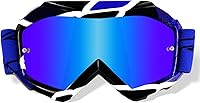 Vista 12 de Gafas de Motocross para Niños y Jóvenes - Gafas Off Road para Bicicleta de Cross y Motocicleta MX con Lentes de Protección UV Antiempañamiento
