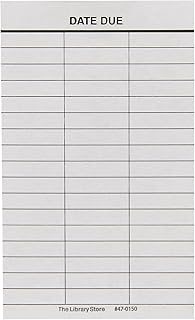 Date Due Slips 3-Column Plain Back 5 inches H x 3 inches W 500 per Pack