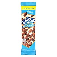 Vista 2 de Blue Diamond Almonds, Low Sodium, Lightly Salted Flavored Snack Nuts, Single Serve Bags (1.5 Oz. Tubes, Pack of 12)
