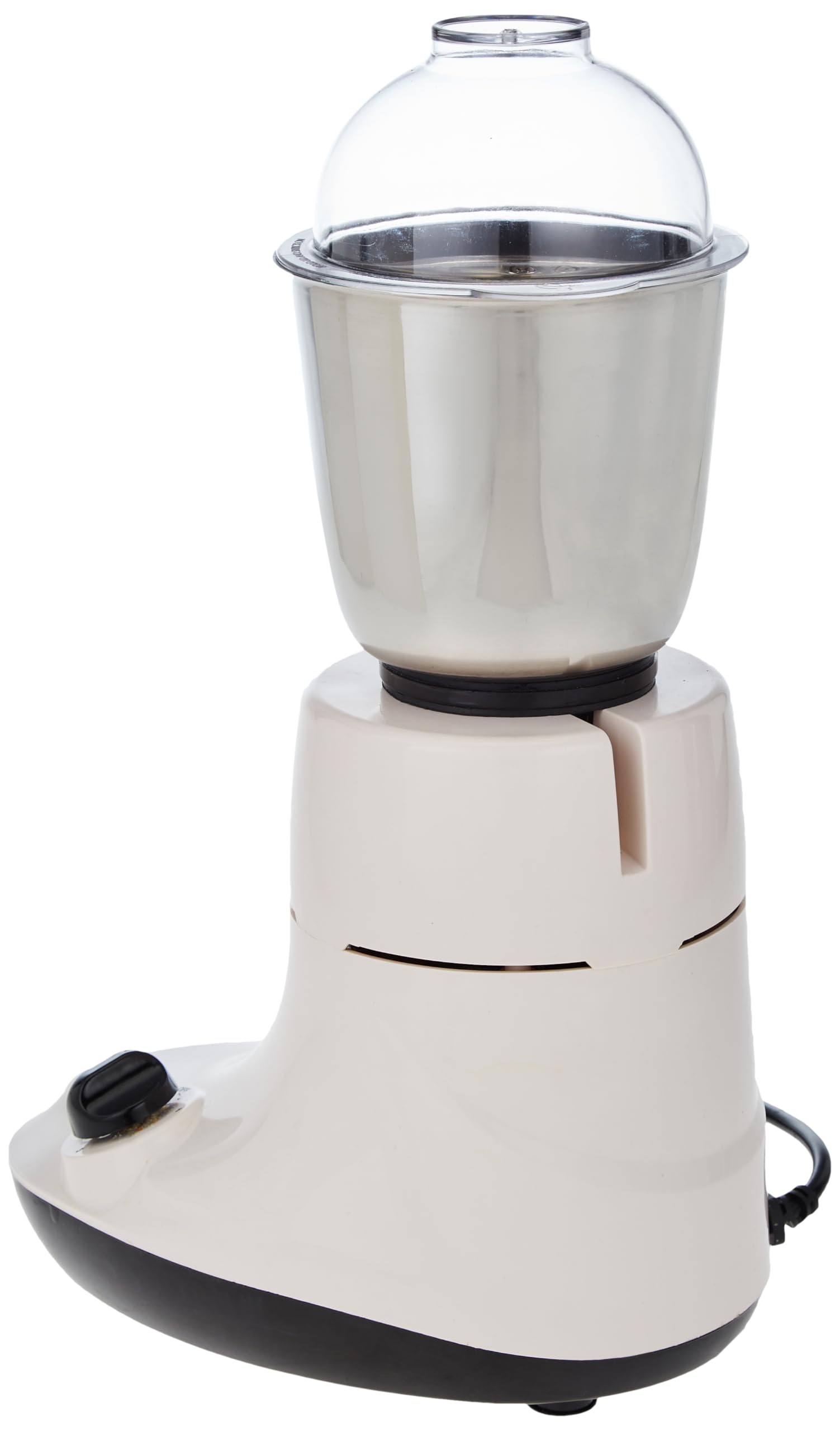 Pigeon by Stovekraft Ivory 550 Watt Mixer Grinder with 3 Stainless Steel Jars for Dry Grinding, Wet Grinding and Making Chutney