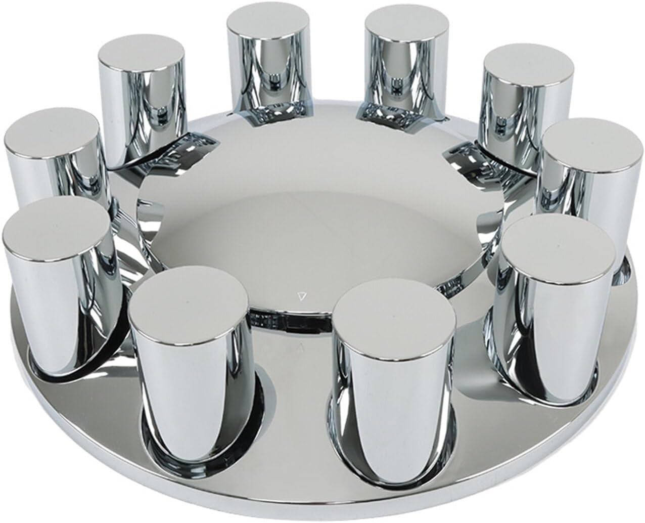 Universal 20Pcs 33mm Lug Nut Covers & 2 Front Axle Wheel Cover Hub Cap Replacement for Semi Trucks Middle-Duty Trucks Heavy-Duty Trucks Trailers