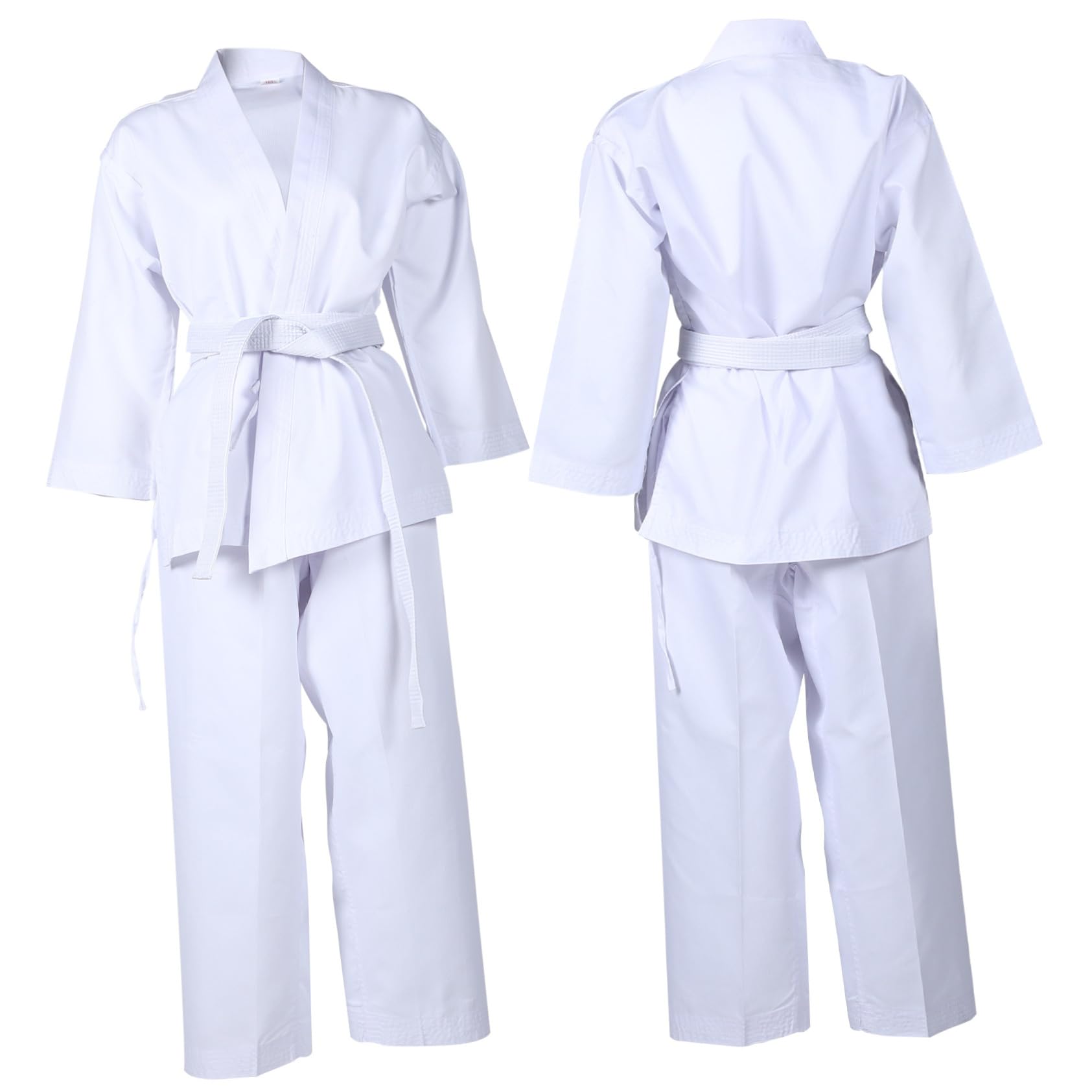 ORFOFE Uniforme de Karate para Adultos Traje Profesional Entrenamiento Deportes Ropa Deportiva y Cómoda para Competición y Práctica