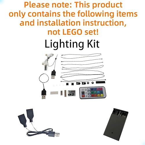 Miniatura 3 de Kit de luz LED (control remoto) compatible con Lego Seinfeld - para ideas 21328 modelo de construcción (juego de modelos no incluidos)