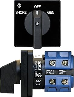 Blue Sea Systems 9009 AC Rotary Switch - OFF + 2 Positions 120V AC 30A