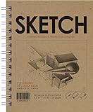 Design Ideation Sketch : Multi-Media Paper Sketch Book for Pencil, Ink, Marker, Charcoal and...
