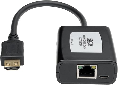 Miniatura 5 de Tripp Lite Transmisor para vídeo y audio con 2 puertos HDMI por Cat5Cat6 Extensor Difusor, resolución 1920 x 1200 1080P a 60 Hz (B126-002) 1 Negro