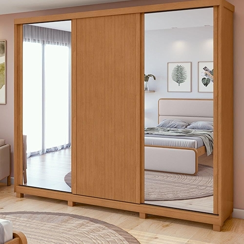 Guarda-roupa Ollie 3 Portas 6 Prateleira 6 Gavetas com Pés Amêndoa Clean/off White/amêndoa... Guarda-roupa Ollie 3 Portas 6 Prateleira 6 Gavetas com Pés Amêndoa Clean/off White/amêndoa...